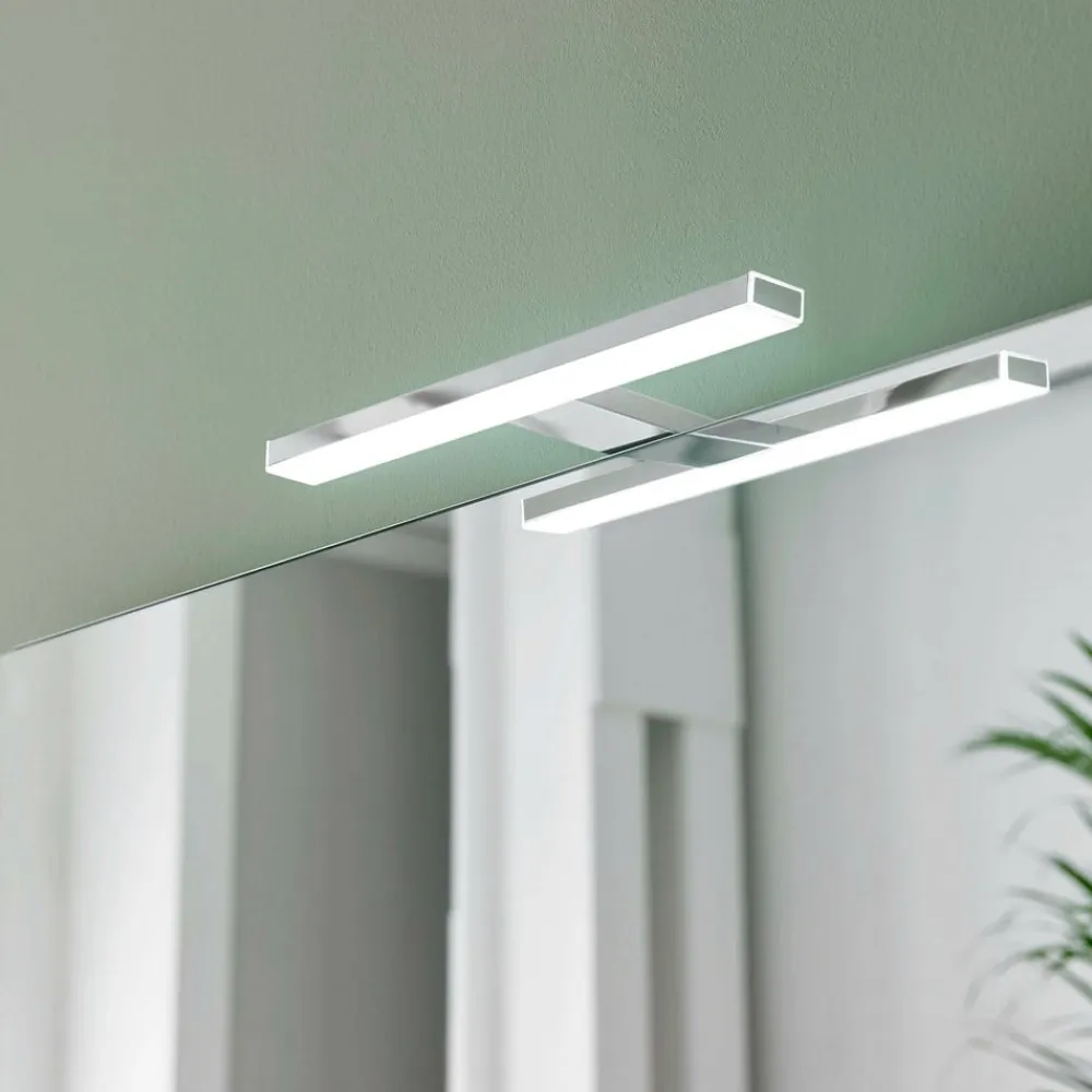 Esther 2 LED-spejlbelysning, krom, 28 cm^Ebir Outlet