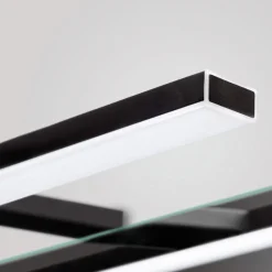 Ebir Esther 2 LED-spejlbelysning, mat sort, 50 cm