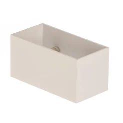 Euluna Elestren væglampe, kantet, hvid