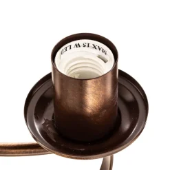 Gina lysekrone i brun, 3 lyskilder^Euluna Clearance