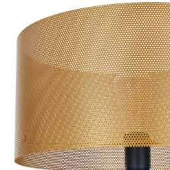 Euluna gulvlampe Zofia, guldfarvet