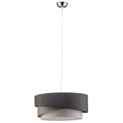 Euluna Kobo hængelampe, grafit/grå/hvid