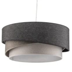 Euluna Kobo hængelampe, grafit/grå/hvid