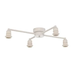 Lodge loftlampe, 4 lyskilder, sort/guld^Euluna Discount