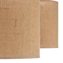 Euluna Lodge loftlampe, 4 lyskilder, jute