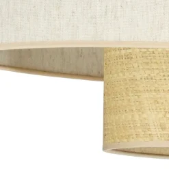 loftlampe Boho Cotton, beige, raffia natur, 80 cm^Euluna Discount