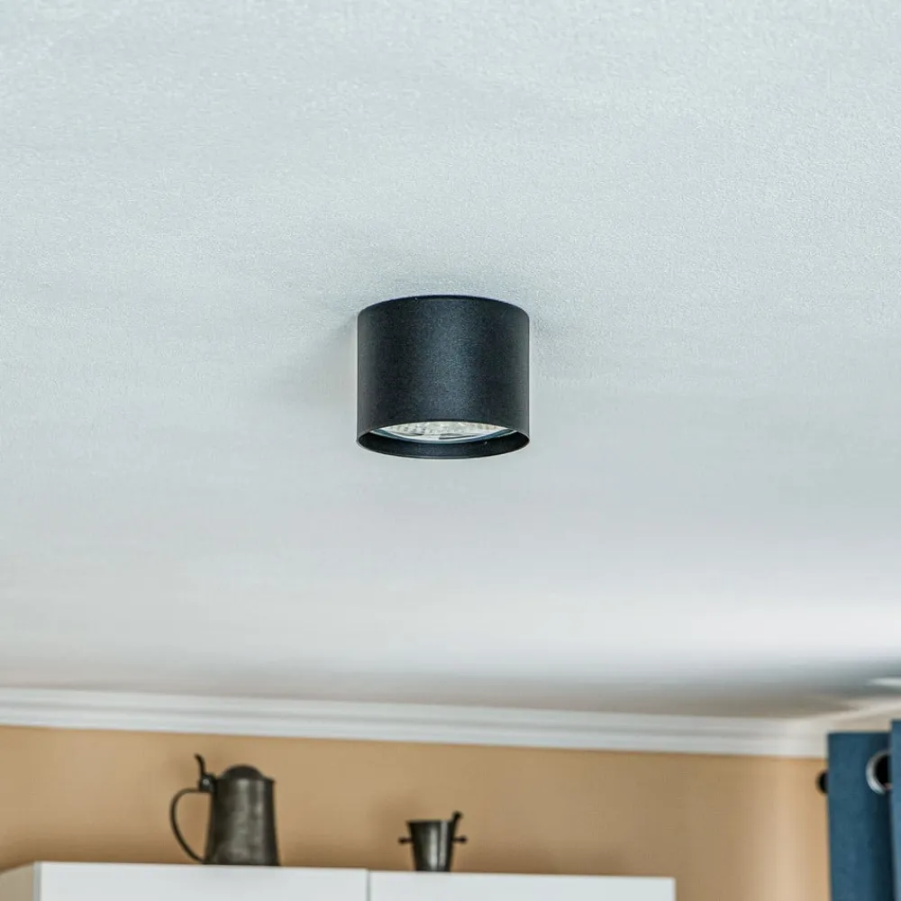 Euluna Loftlamper|Loftlamper>loftspot Chloe, sort, Ø 11,5 cm stift stål