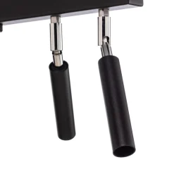 Euluna Nicanor loftspot sort/krom 6 lyskilder