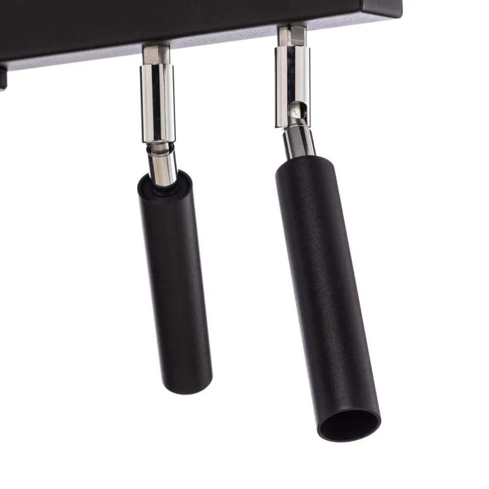 Euluna Nicanor loftspot sort/krom 6 lyskilder