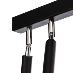 Euluna Nicanor loftspot sort/krom 6 lyskilder