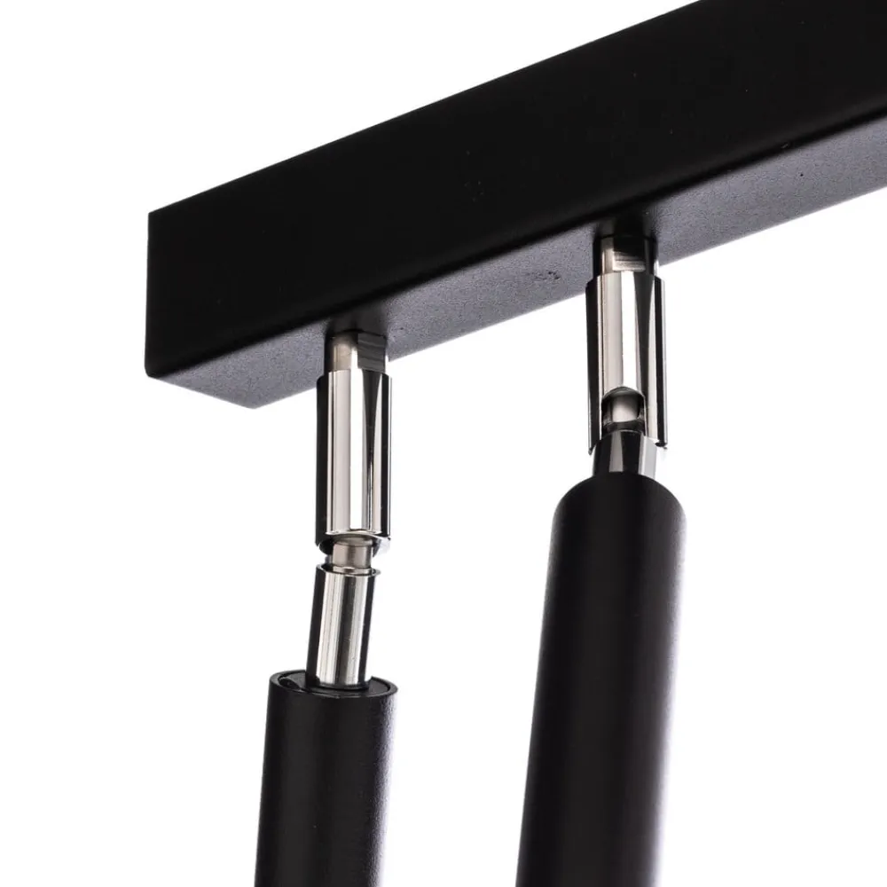 Euluna Nicanor loftspot sort/krom 6 lyskilder