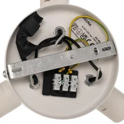 rulleloft, jordfarvet stofskærm, Ø50cm^Euluna Sale