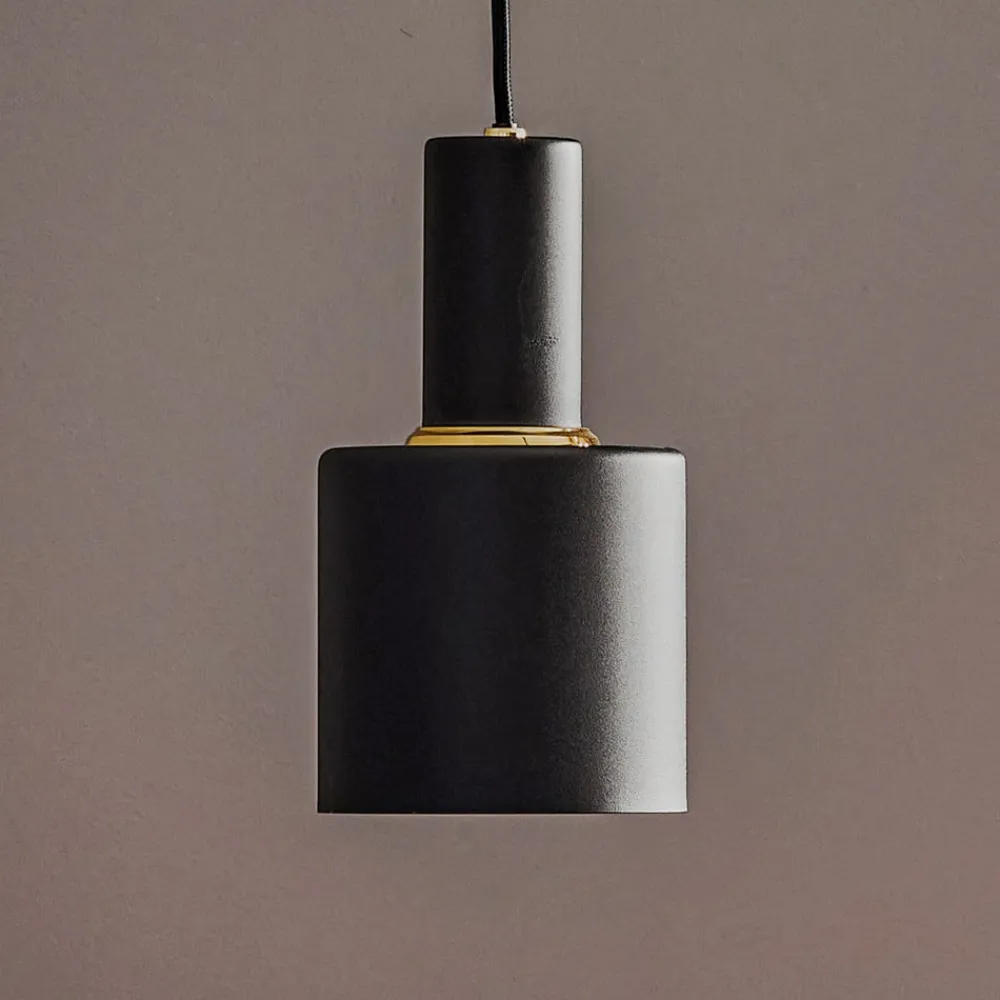 Euluna Pendellamper|Pendellamper>Selma hængelampe, 1 lyskilde, sort, Ø 11 cm