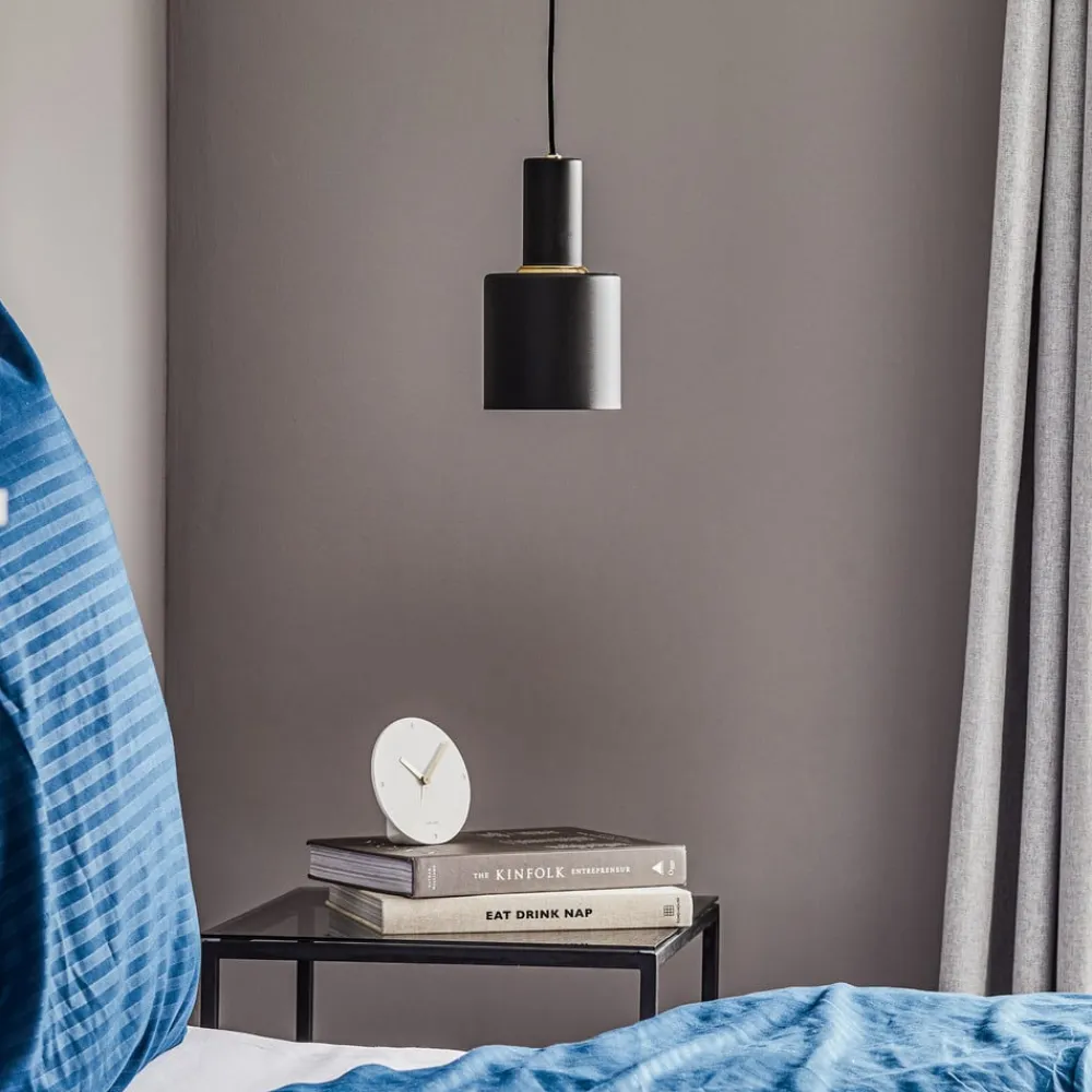 Euluna Pendellamper|Pendellamper>Selma hængelampe, 1 lyskilde, sort, Ø 11 cm