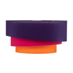 Trio Max tæppe, Ø60cm, violet/pink/orange^Euluna Hot