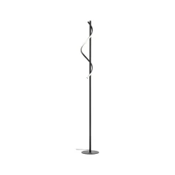 Brilliant Eunice LED-gulvlampe, højde 150 cm, sort, metal