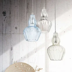 Eustoma hængelampe, lyseblå^Maytoni Discount