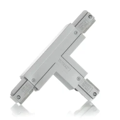 Eutrac Skinnesystem>T-stik jord udvendigt højre, sølv