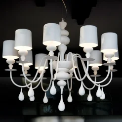 EVA S10 repræsentativ lysekrone hvid^Masiero Discount