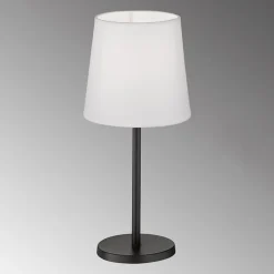FH Lighting Bordlamper>Eve bordlampe med stofskærm, sort/hvid