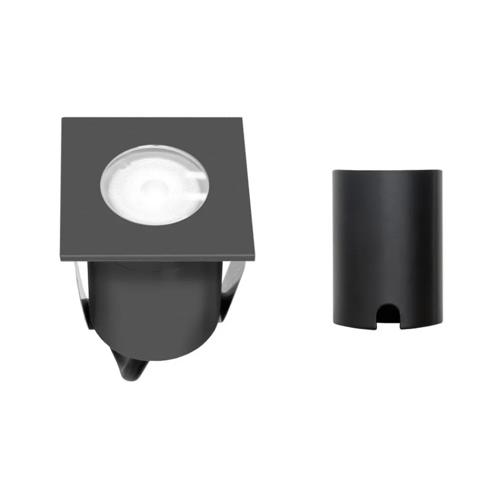 EVN 654120A LED nedgravningsspot, 220-240V kantet