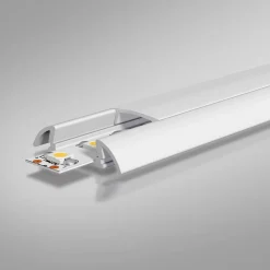 EVN Led Strips>APFLAT2 alu-profil, 200 cm U-profil, afrundet