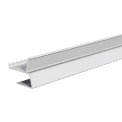 EVN APTBU alu-profil, vægrettet, 100 cm, alu