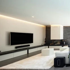 EVN APTBU alu-profil, vægrettet, 100 cm, alu