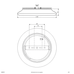 EVN Catino LED-loftslampe, CCT, 40 cm