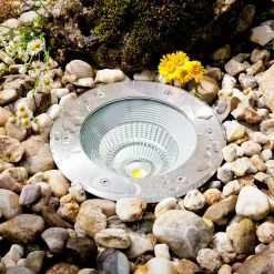 Erizo LED indbygningsgulvlampe Ø 22cm 24W^EVN