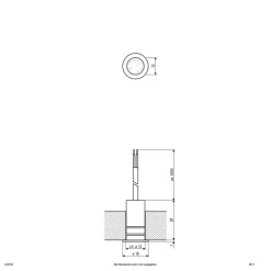 LD3102 lampe 12 V IP68 Ø1,8cm 0,2 W 830^EVN