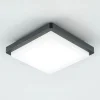 LED udendørs loftlampe Tectum, 23x23 cm, antracit, 150°^EVN Outlet