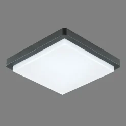 LED udendørs loftlampe Tectum, 23x23 cm, antracit, 150°^EVN Outlet
