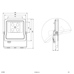 EVN Panthera udendørs LED-spot IP65 10 W 3.000 K