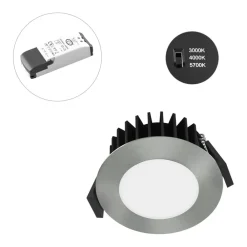 EVN Loftlamper>Solido68 LED-loftspot, indb., 7W, krom