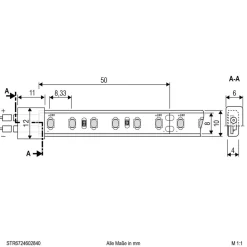 EVN STR6724 LED-strip IP67 5m 48W 4,000K