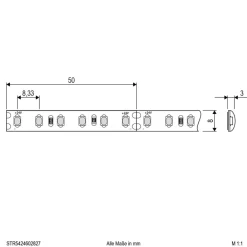 STR5424 LED-stripe IP54 5 m 48 W 2.700 K^EVN