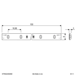 EVN STR5424 LED-stripe IP54 5 m 24 W 4.000 K