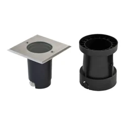 EVN Talpa Nedgravningslampe GU10 stål kantet