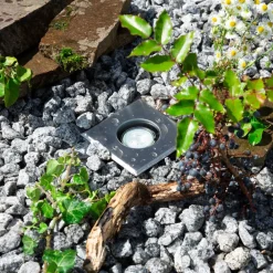 EVN Talpa Nedgravningslampe GU10 stål kantet