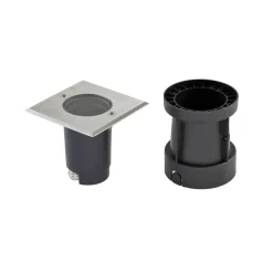 EVN Talpa Nedgravningslampe GU10 stål kantet