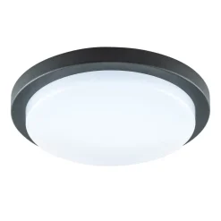 Tectum LED udendørs loftlampe, rund, Ø 24,6 cm^EVN