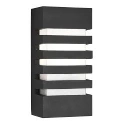 Exeter udendørs væglampe, mørkegrå, IP54^Searchlight New