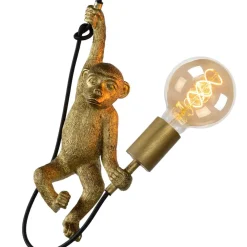 Lucide Extravaganza Chimp pendel, guld mat/sort
