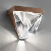 Fabbian Væglamper>Tripla - krystal-LED-væglampe, bronze