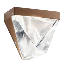 Fabbian Væglamper>Tripla - krystal-LED-væglampe, bronze