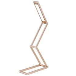 ORION Falto LED genopladelig bordlampe, guldfarvet, aluminium, justerbar