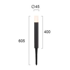 Viokef Faro LED-lampe med jordspyd, IP65