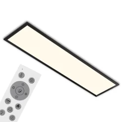 Farvet LED-panel, dæmpbart, RGB, CCT, 100x25cm^Briloner Discount