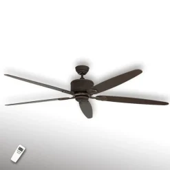 CasaFan Loftventilatorer>Femfløjet loftventilator Eco Elements brun